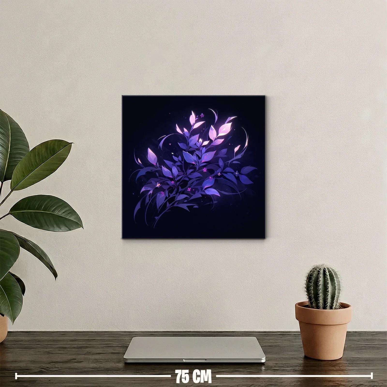Composición floral en tonos violeta y púrpura luminosos — miniatura 2