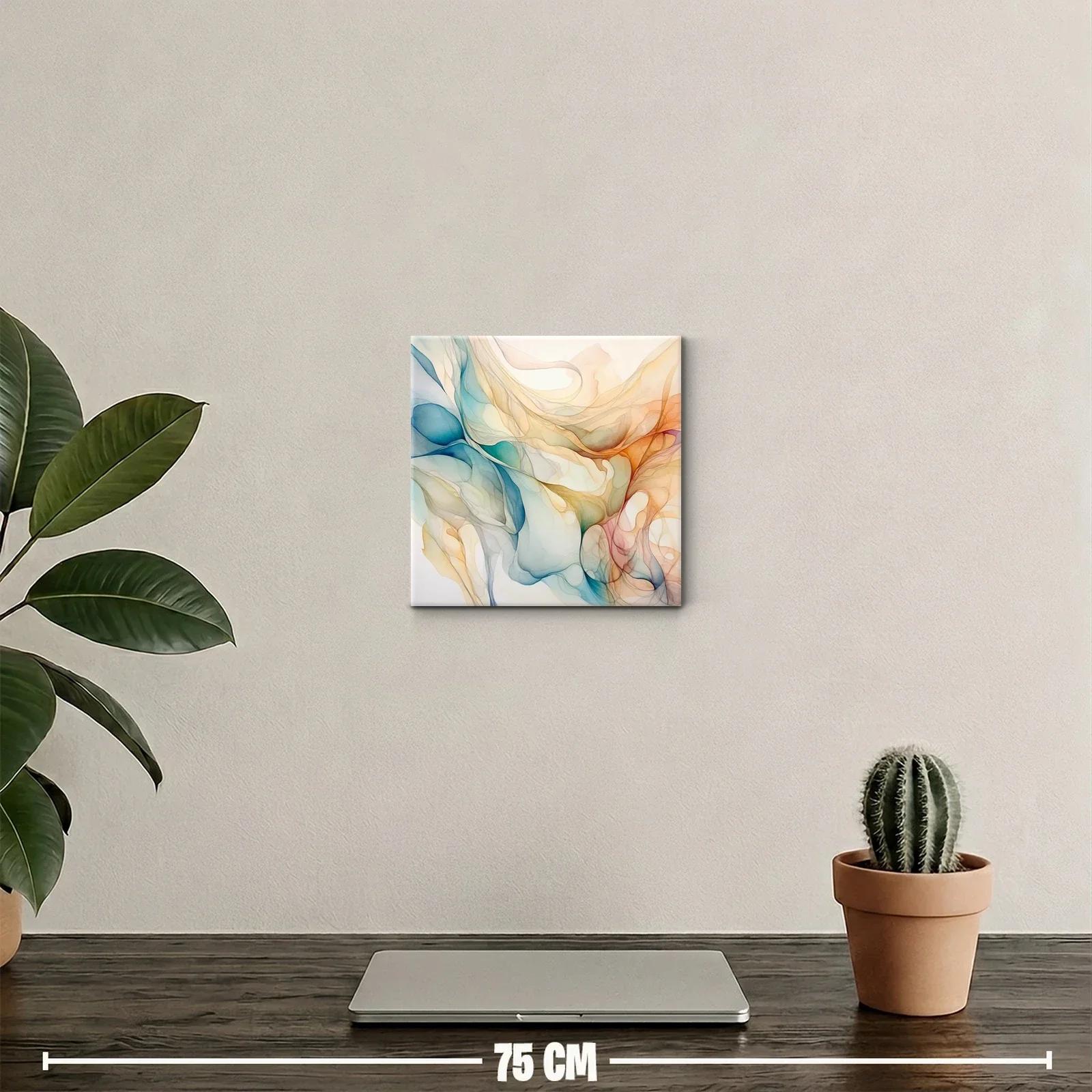 Flujo de colores abstractos en tonos suaves y cálidos — miniatura 2