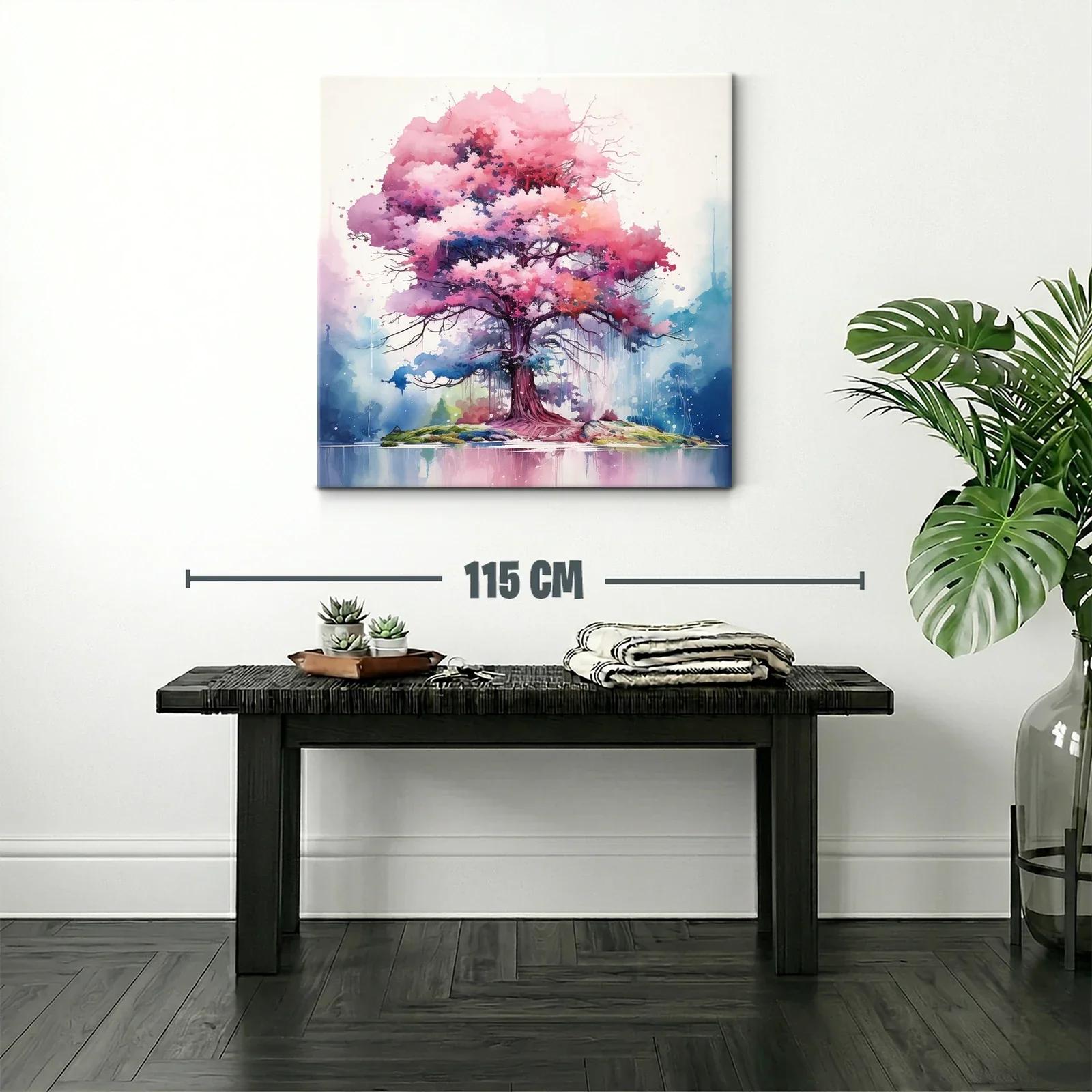 Árbol con tonos vibrantes que evocan serenidad y belleza — miniatura 2