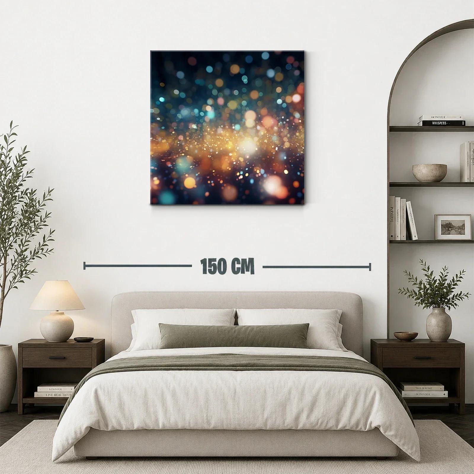 Explosión de luces abstractas con tonos cálidos y fríos — miniatura 3