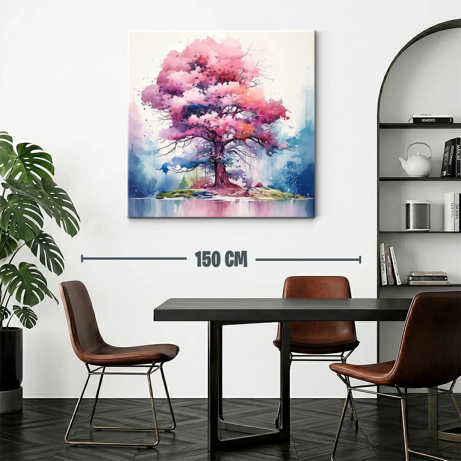 Árbol con tonos vibrantes que evocan serenidad y belleza — miniatura 2