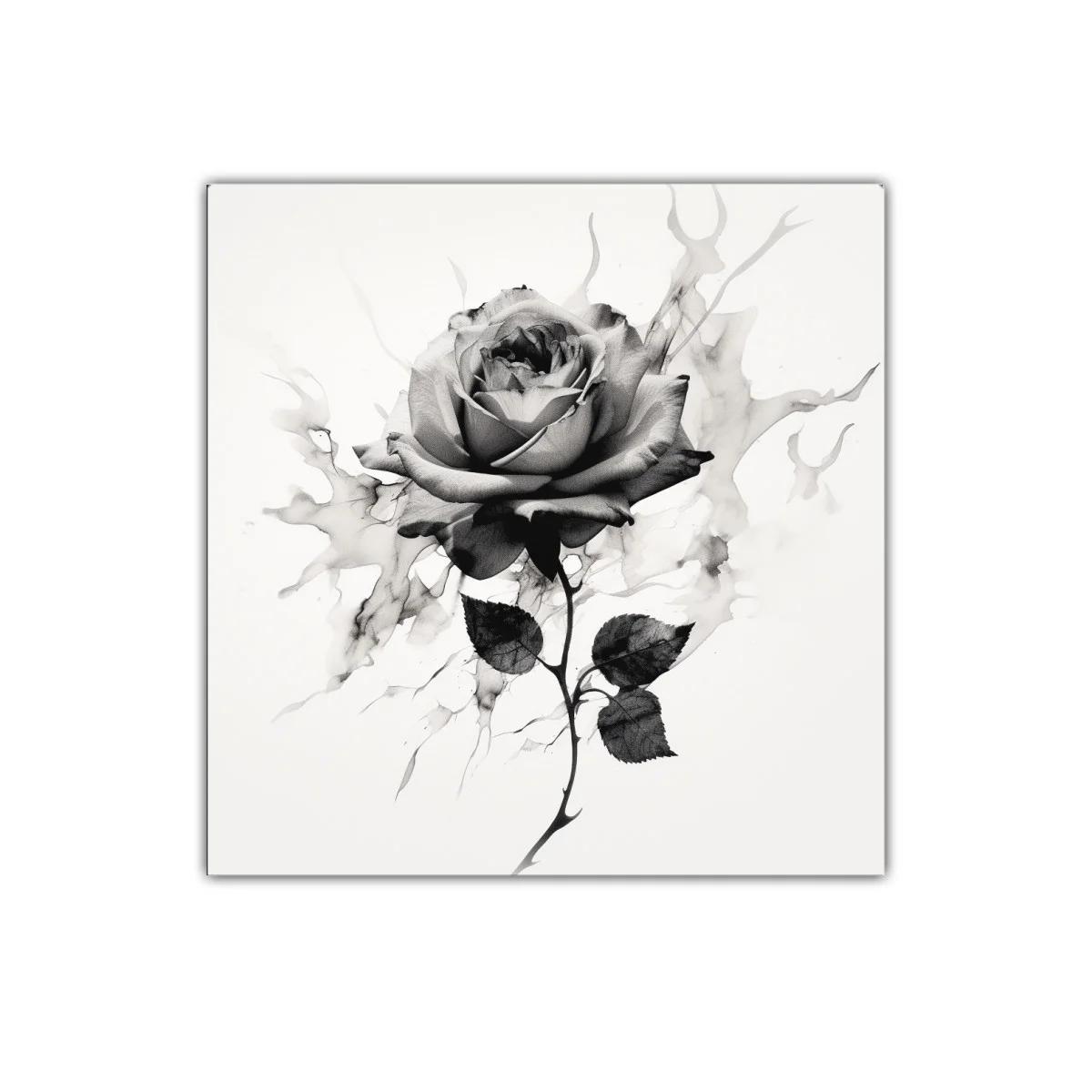 Elegancia atemporal de rosa en monocromo sutil