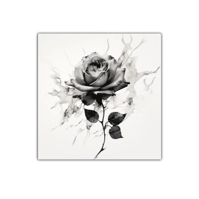 Elegancia atemporal de rosa en monocromo sutil