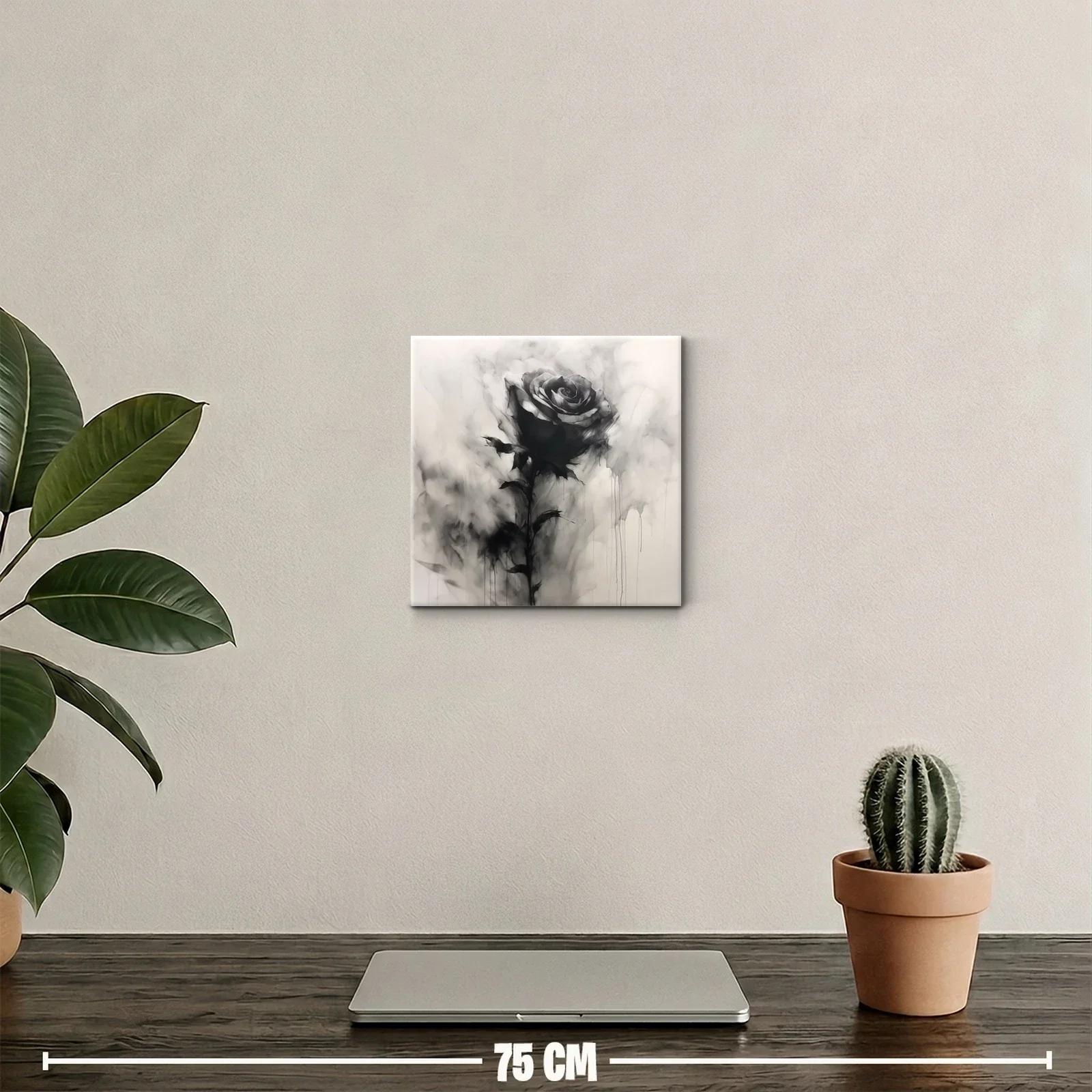 Rosa en sombras difusas con elegancia atemporal — miniatura 2