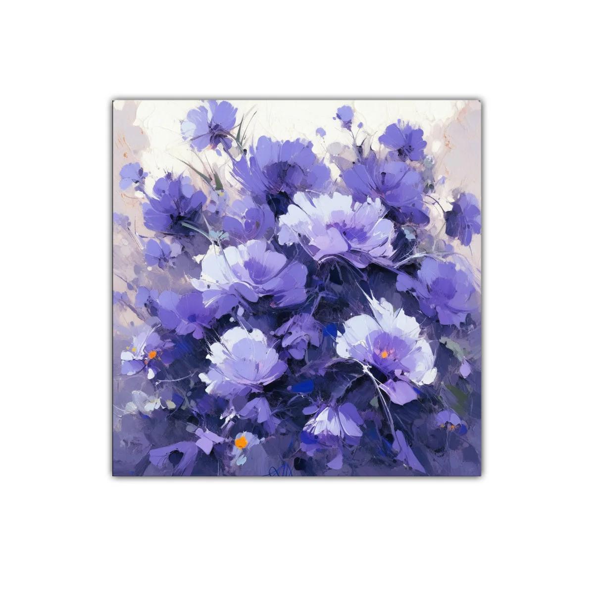 Bello ramo de flores en tonos violetas y lilas — imagen principal