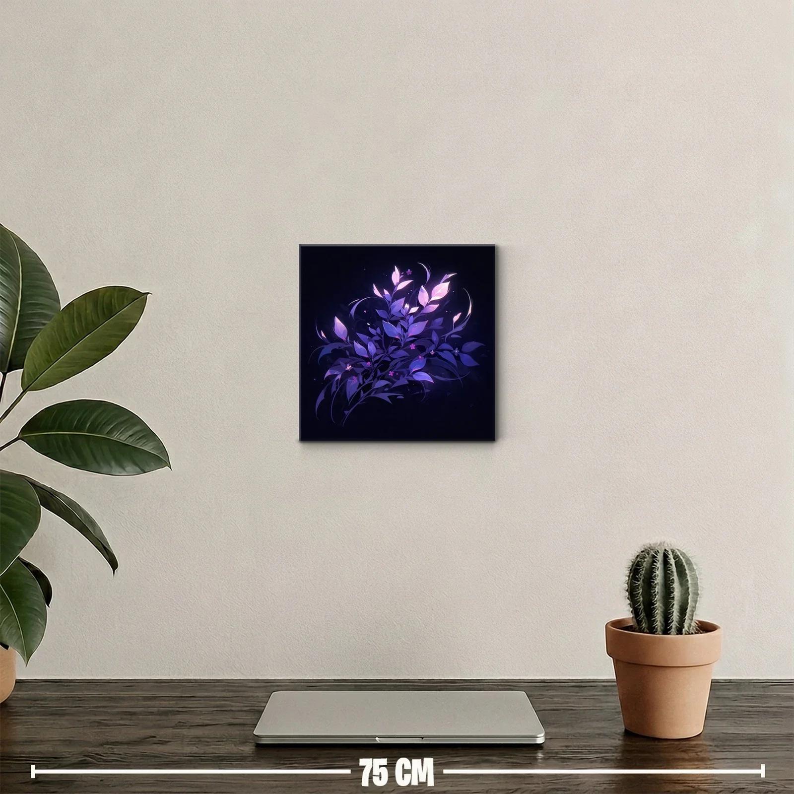 Composición floral en tonos violeta y púrpura luminosos — miniatura 2