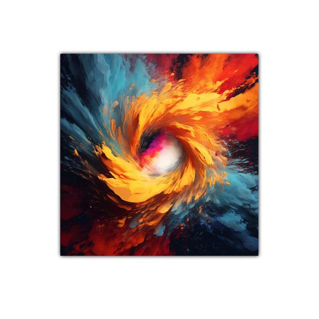 Explosión Viva de Colores en Movimiento Dinámico