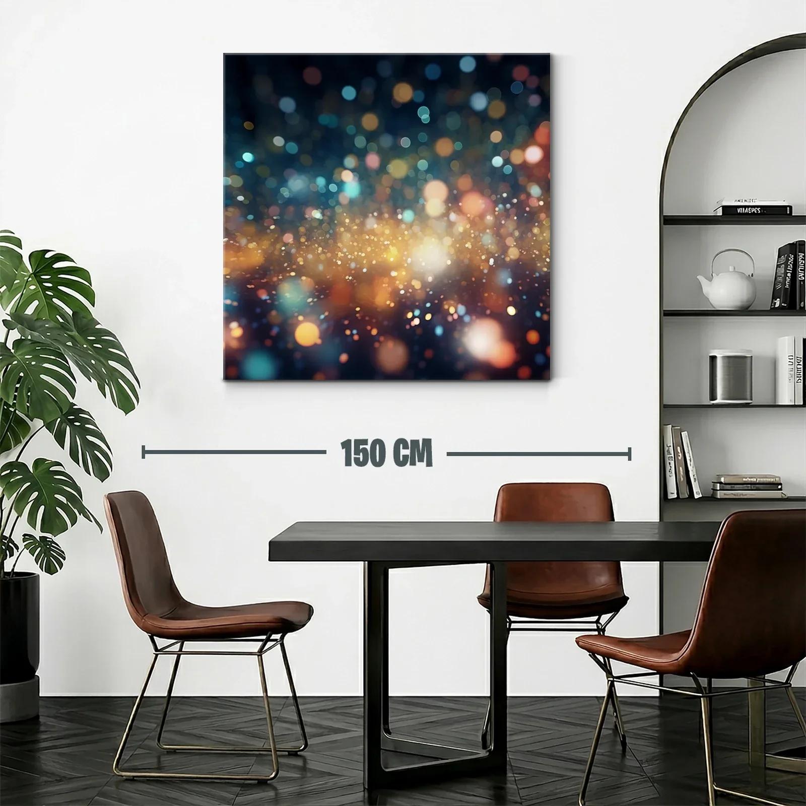 Explosión de luces abstractas con tonos cálidos y fríos — miniatura 2