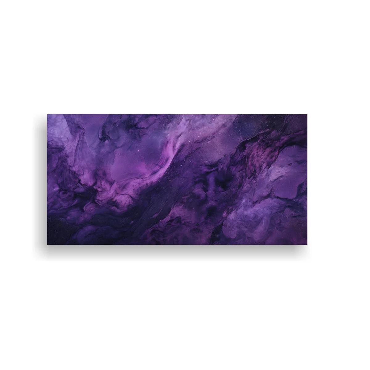 Cuadro textura abstracta de humo violeta y efecto nuboso — imagen principal