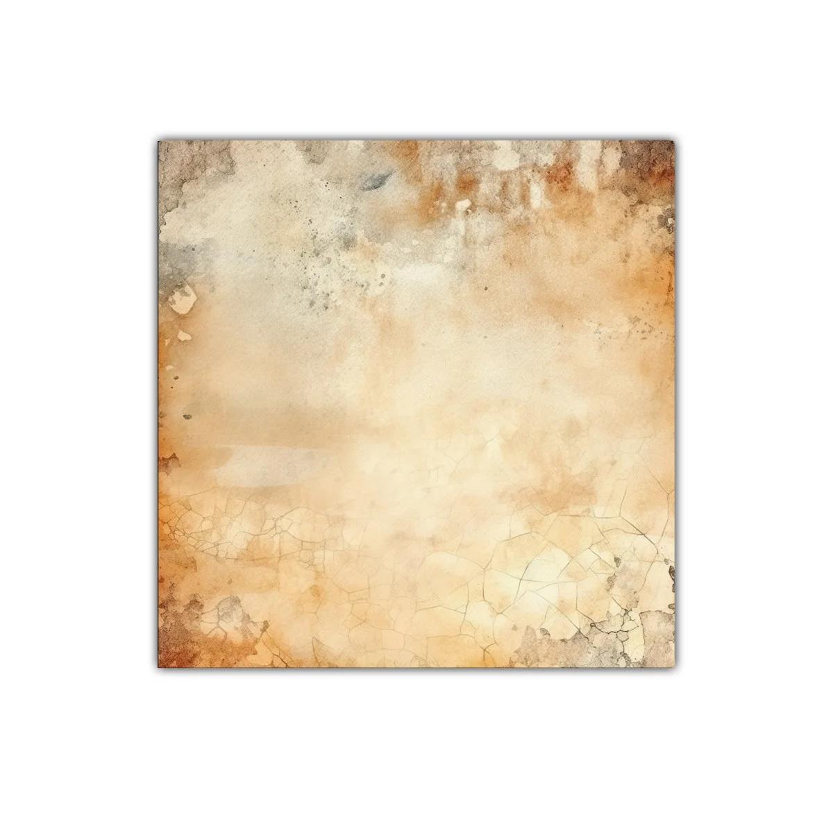 Cuadro decorativo abstracto en tonos tierra cálidos — imagen principal