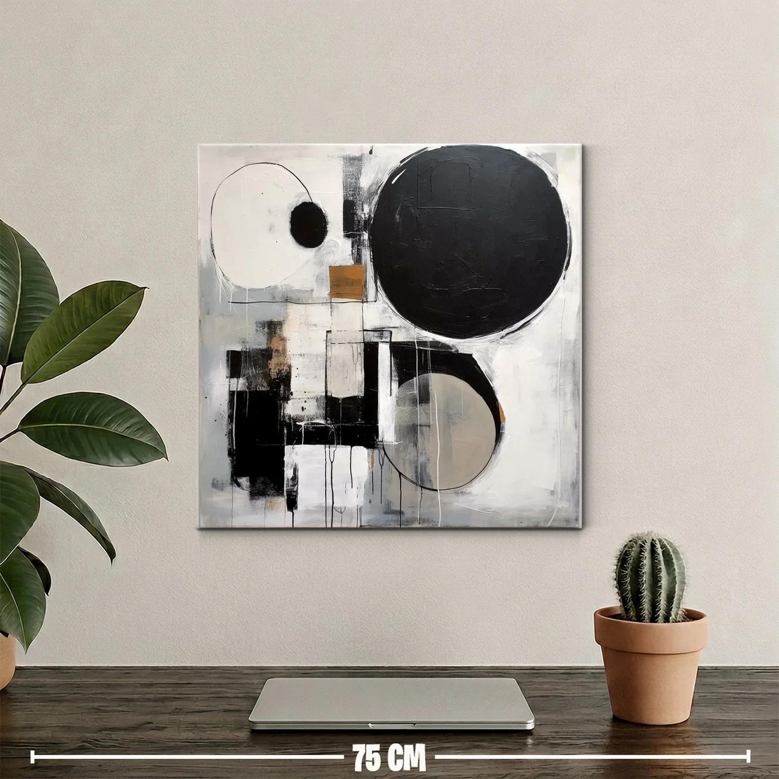 Composición abstracta con formas y contrastes modernos — miniatura 2