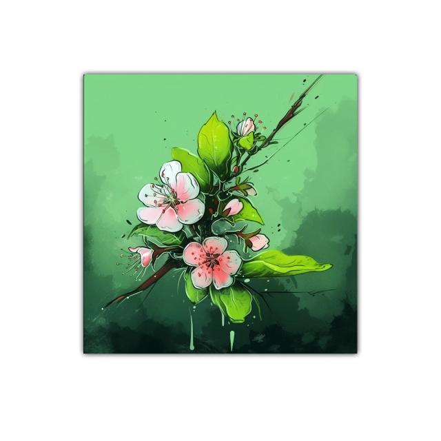 Elegancia natural en flores de primavera vibrantes