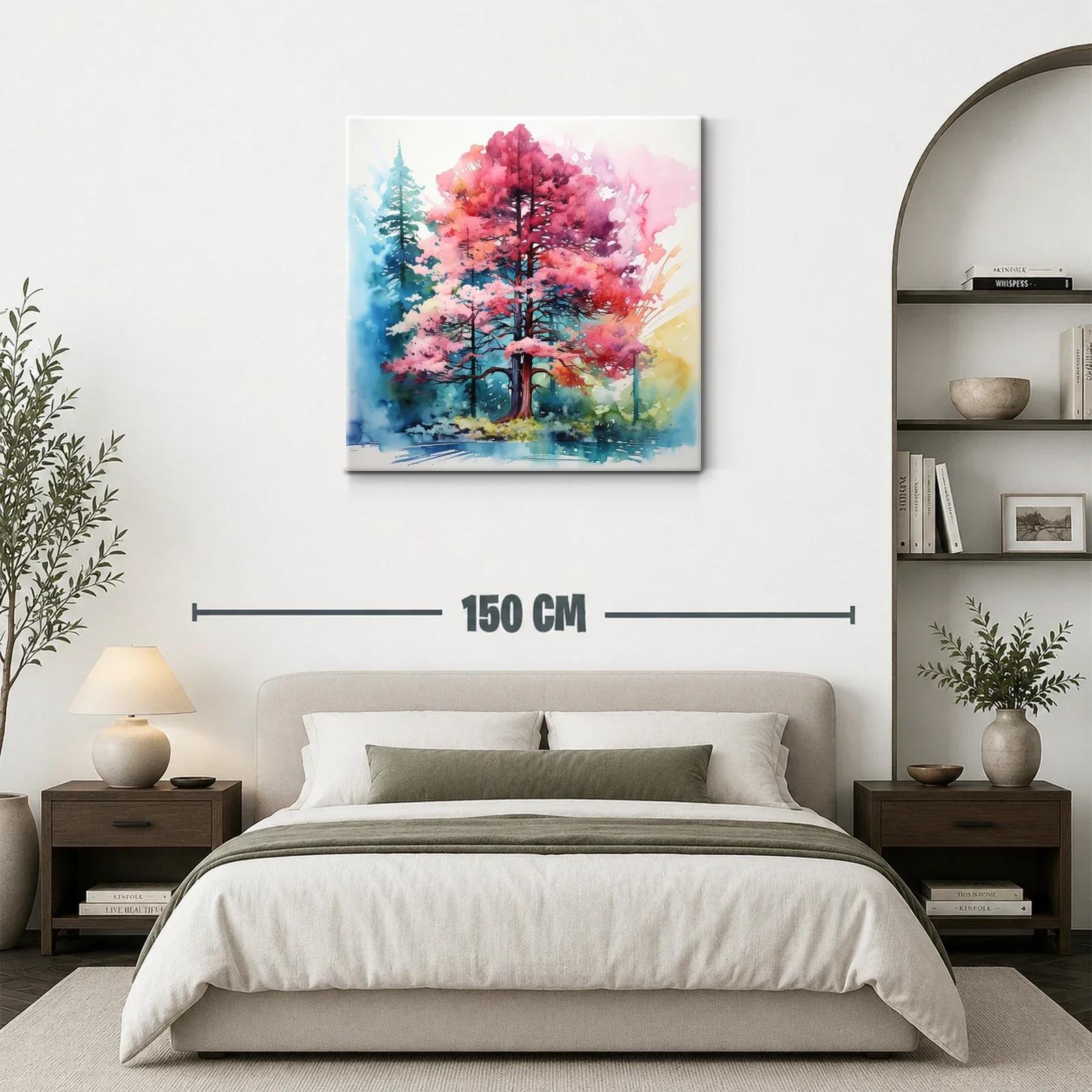 Árbol en tonos vivos con vibrantes matices naturales — miniatura 3