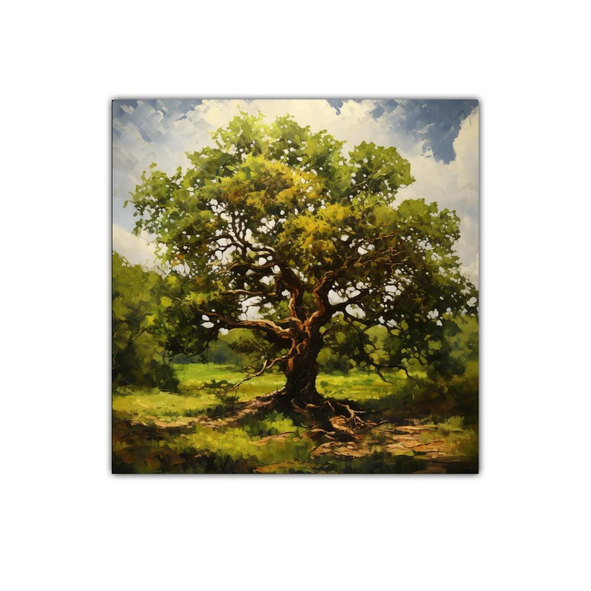 Árbol solitario con luz cálida en paisaje natural — imagen principal