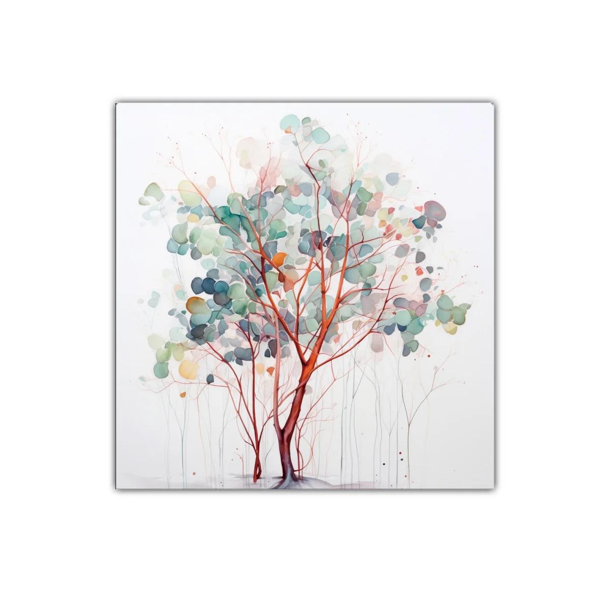 Árbol abstracto de tonos suaves y ramas delicadas — imagen principal