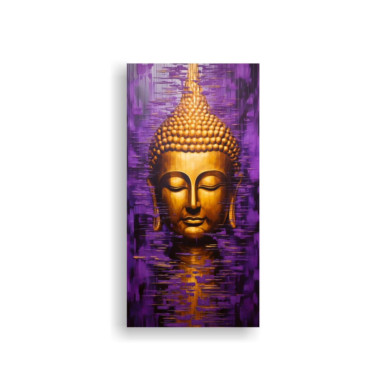 Cuadro Buda dorado con reflejo en el agua — imagen principal