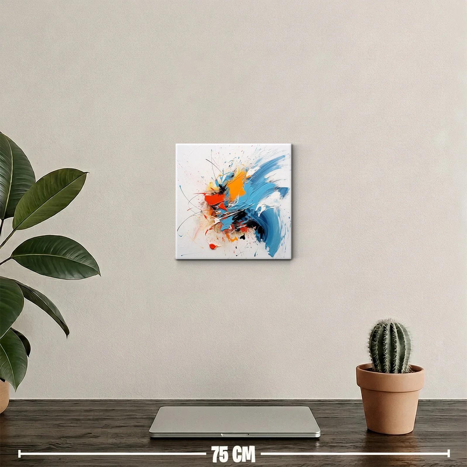 Explosion de color vibrante y energía en composición dinámica — miniatura 2