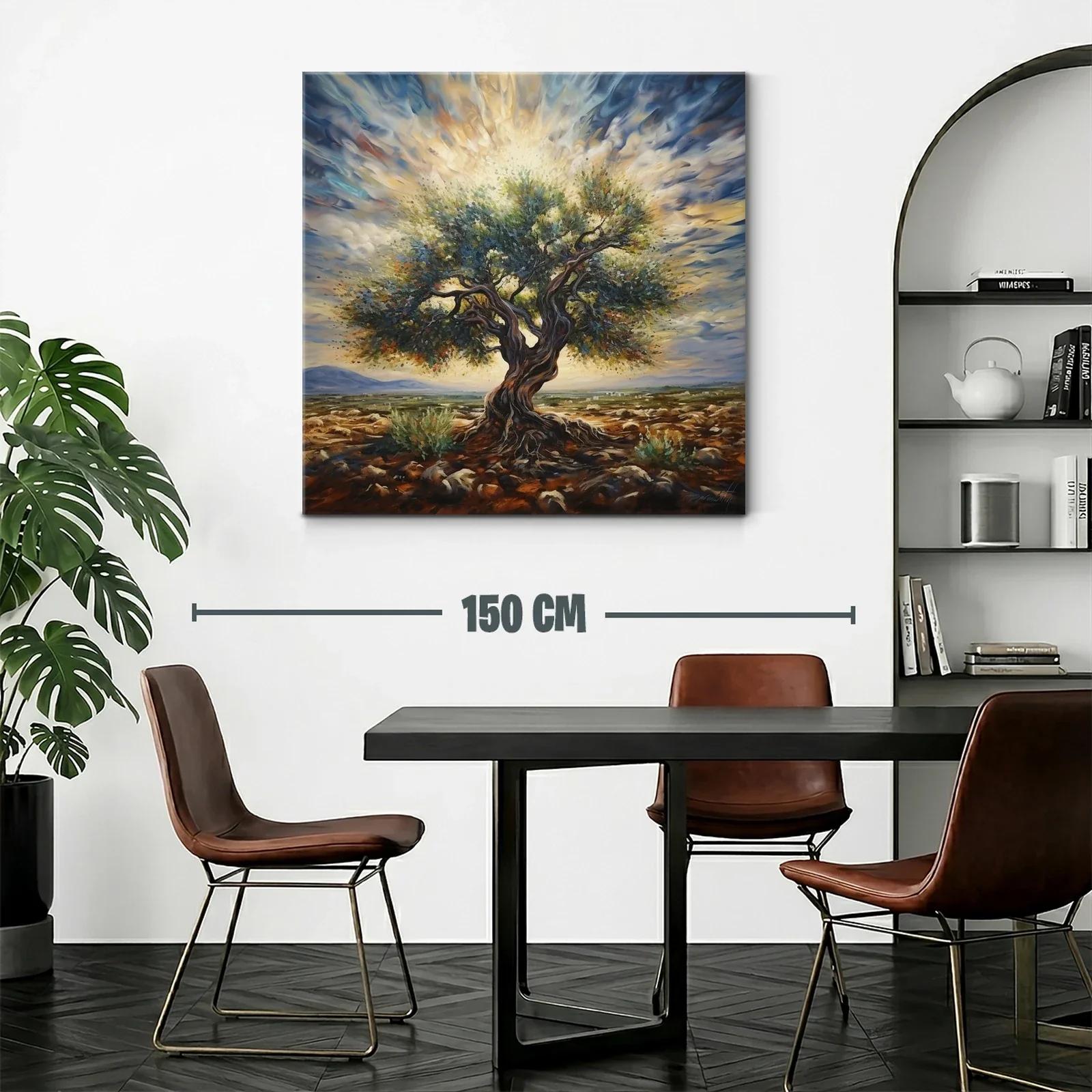 Árbol de vida con luz radiante en paisaje sereno — miniatura 2