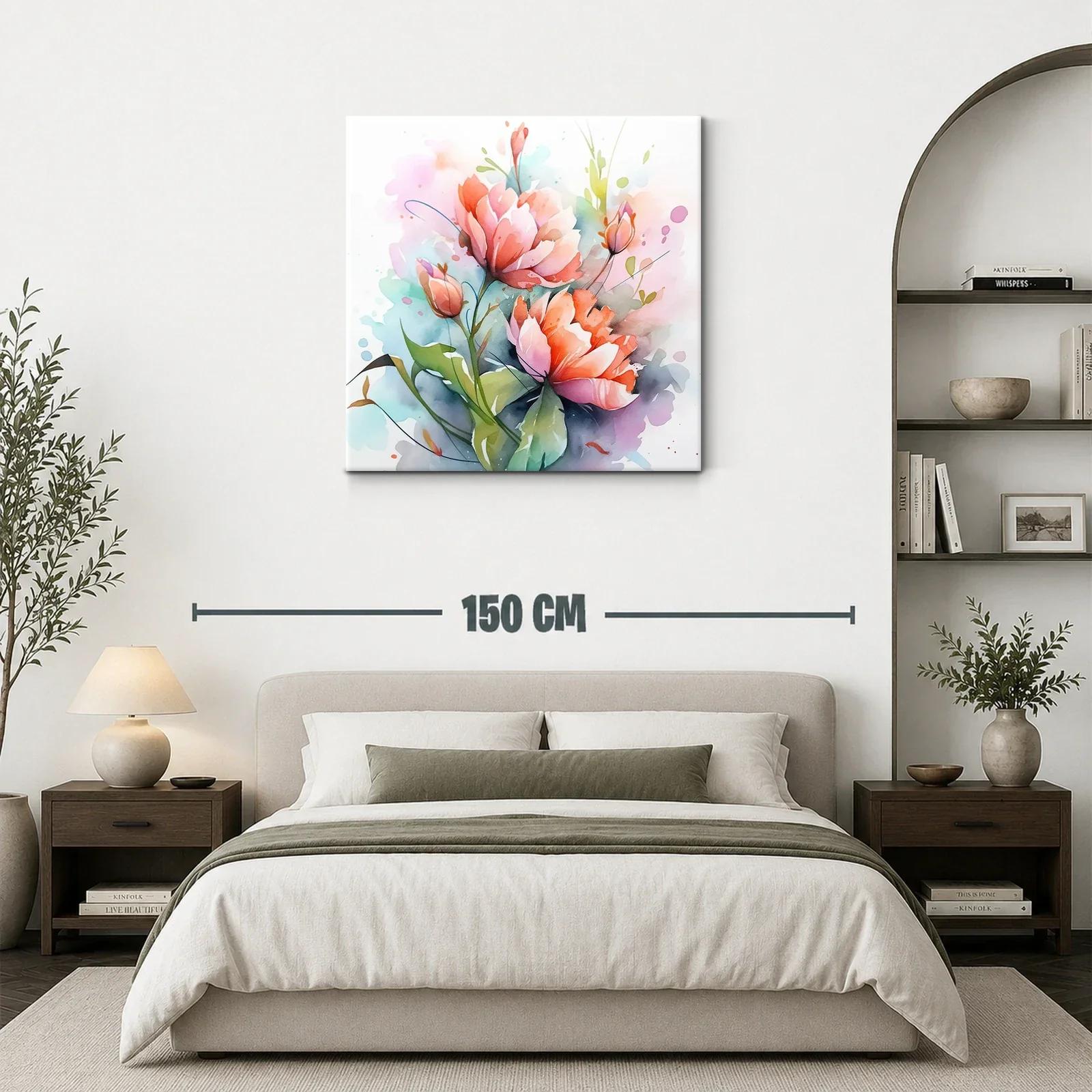 Flores vibrantes con tonos suaves y naturaleza delicada — miniatura 3
