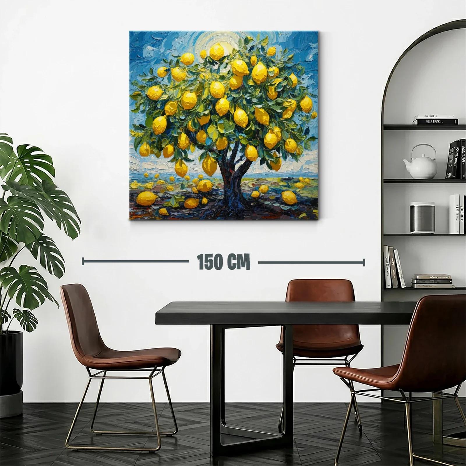 Árbol de limones vibrantes bajo un sol radiante — miniatura 2