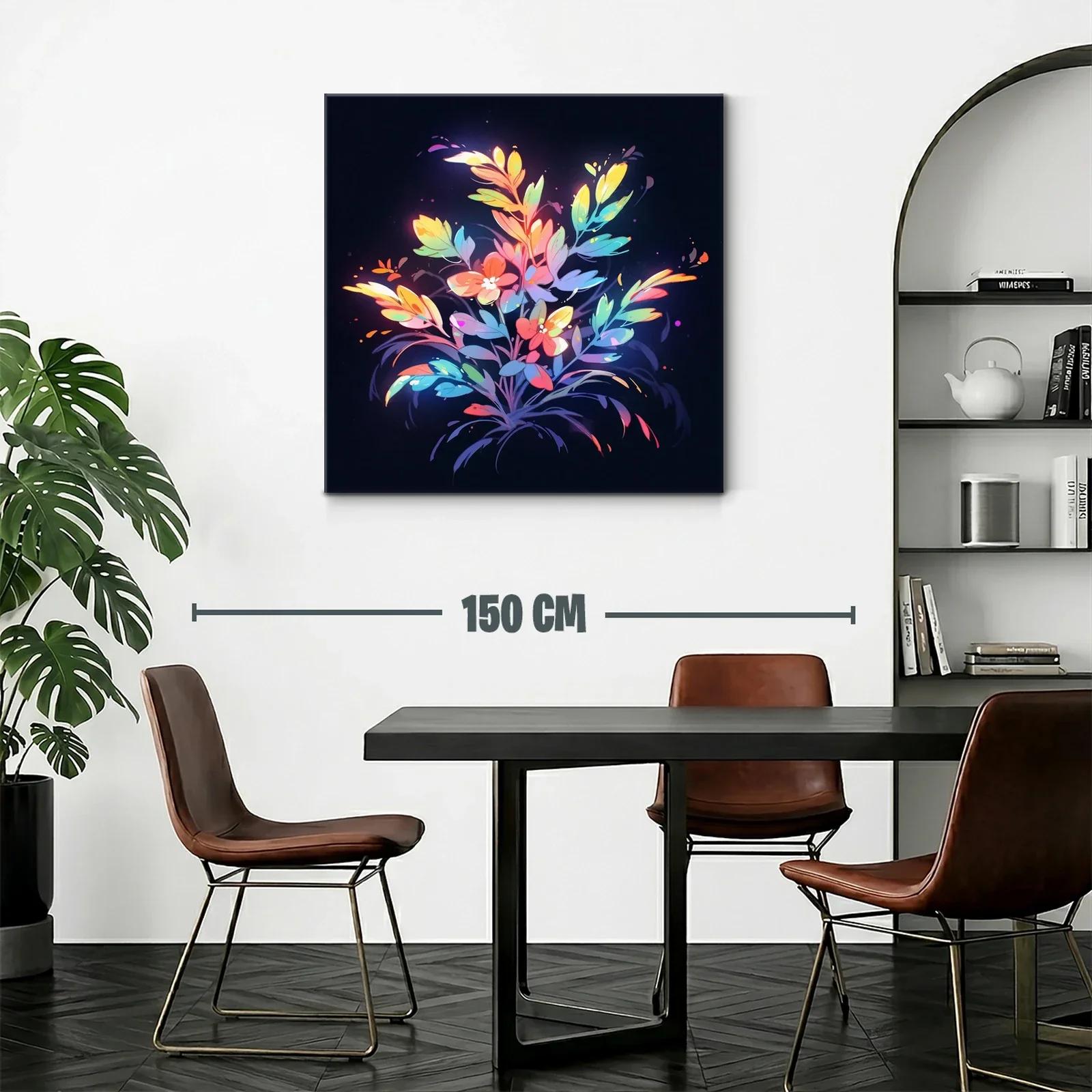 Ramo de flores vibrantes sobre fondo oscuro — miniatura 2