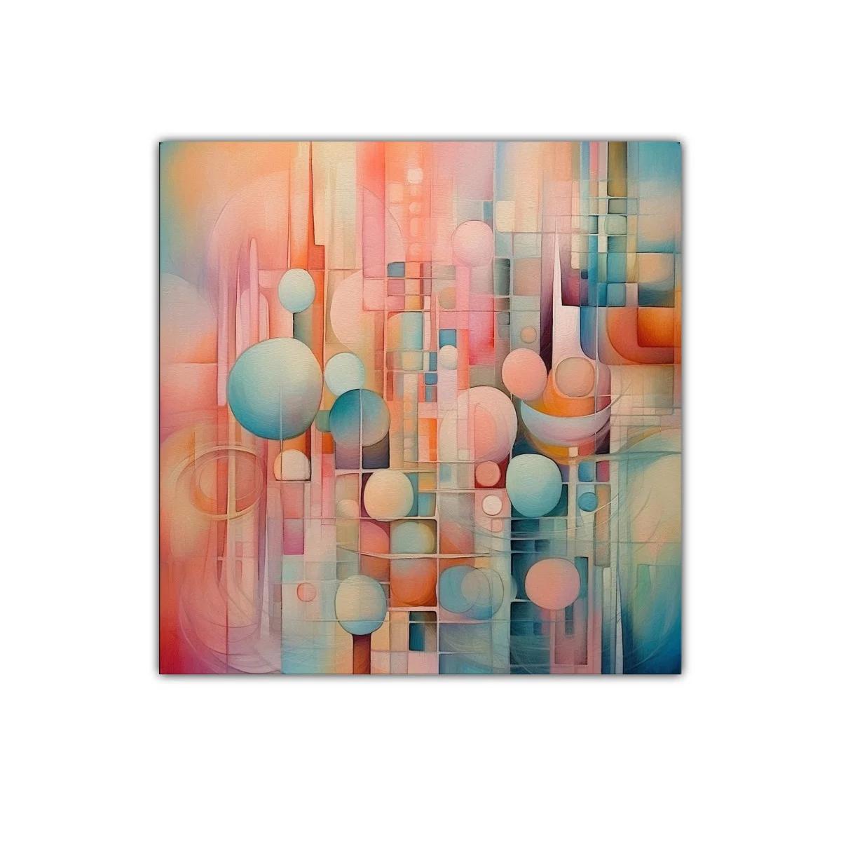 Composición abstracta con formas geométricas y tonos suaves — imagen principal