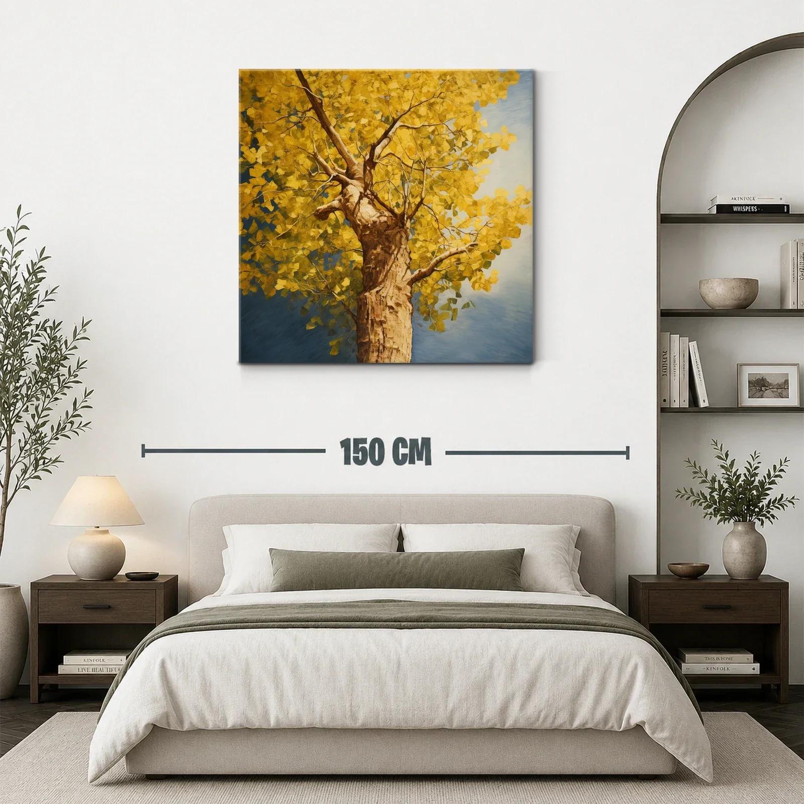 Árbol dorado bajo un cielo sereno — miniatura 3