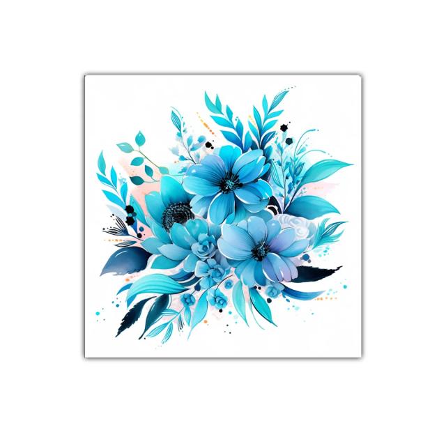 Ramo floral en tonos azules para ambiente relajante