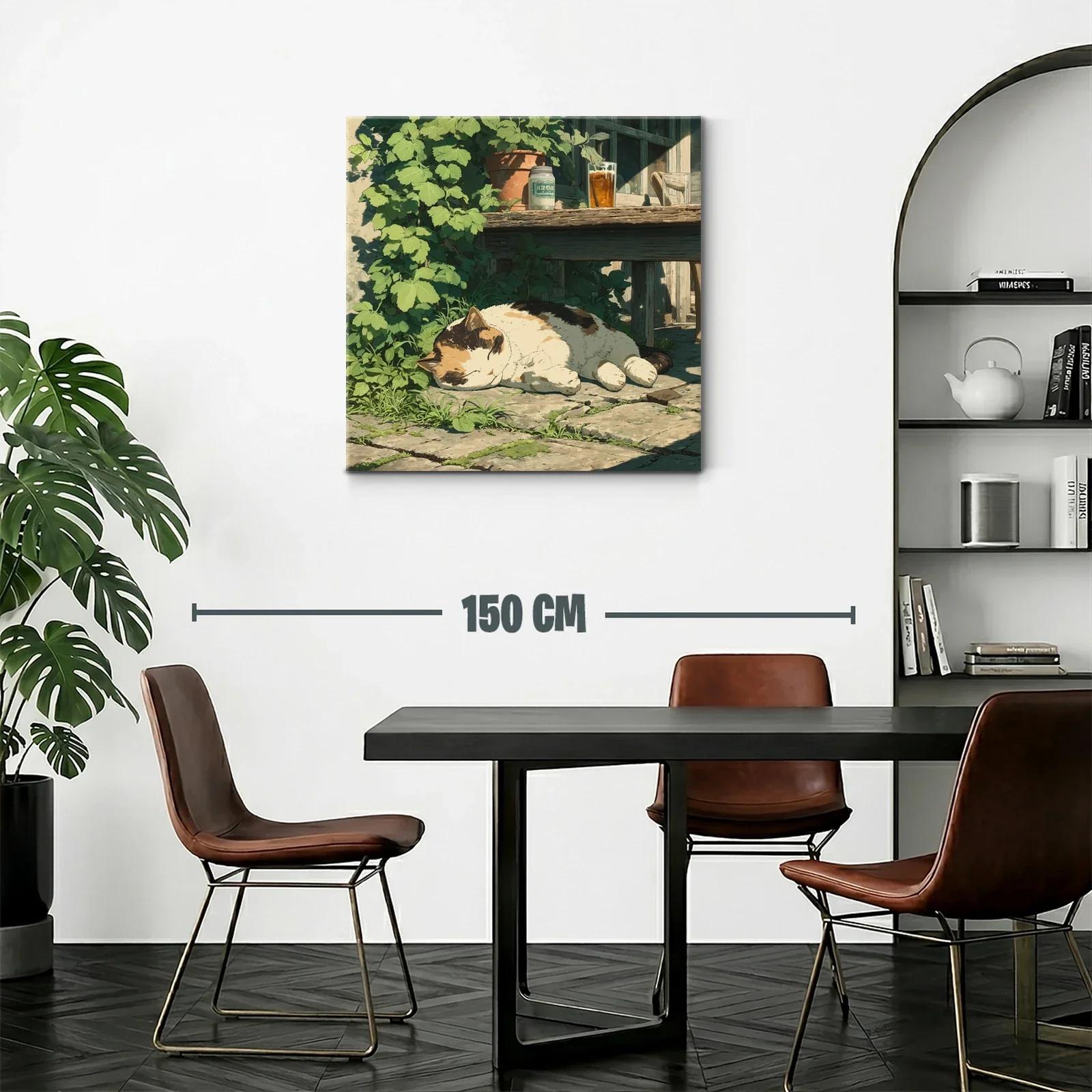 Tranquilidad felina bajo la cálida luz del sol — miniatura 2