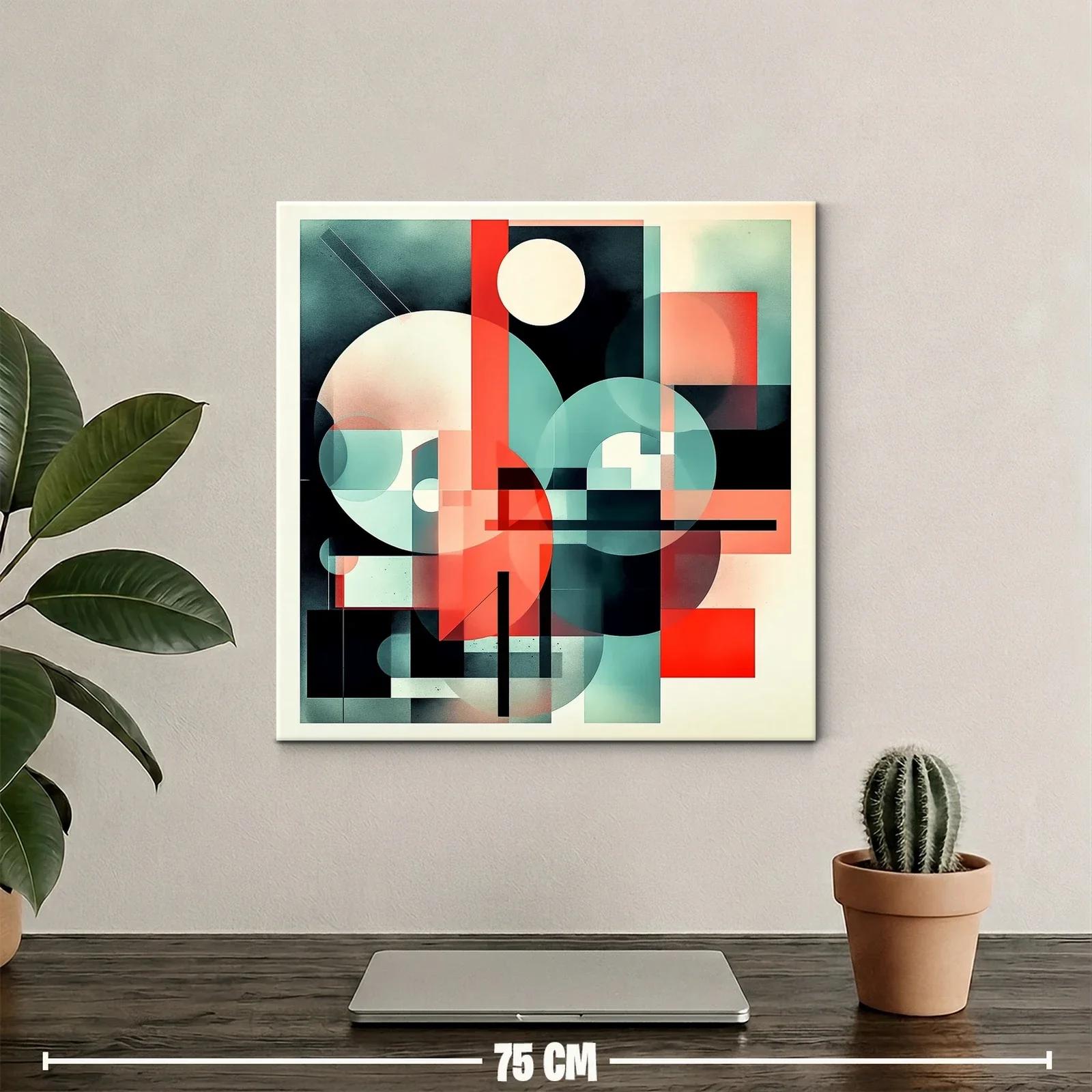 Composición geométrica vibrante con contrastes intensos — miniatura 2