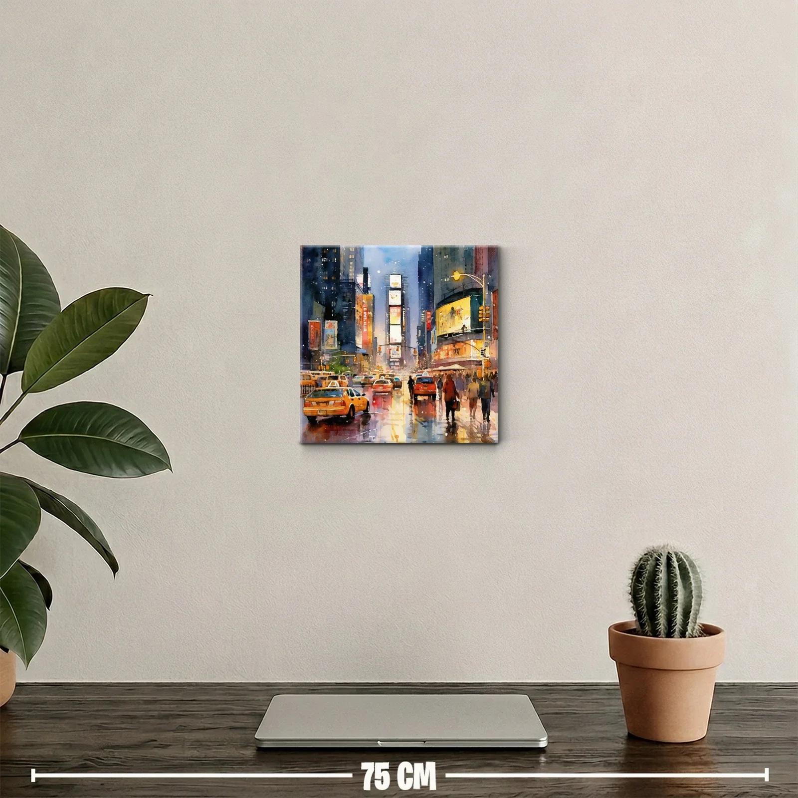 Atardecer en la ciudad con luces y movimiento urbano — miniatura 2