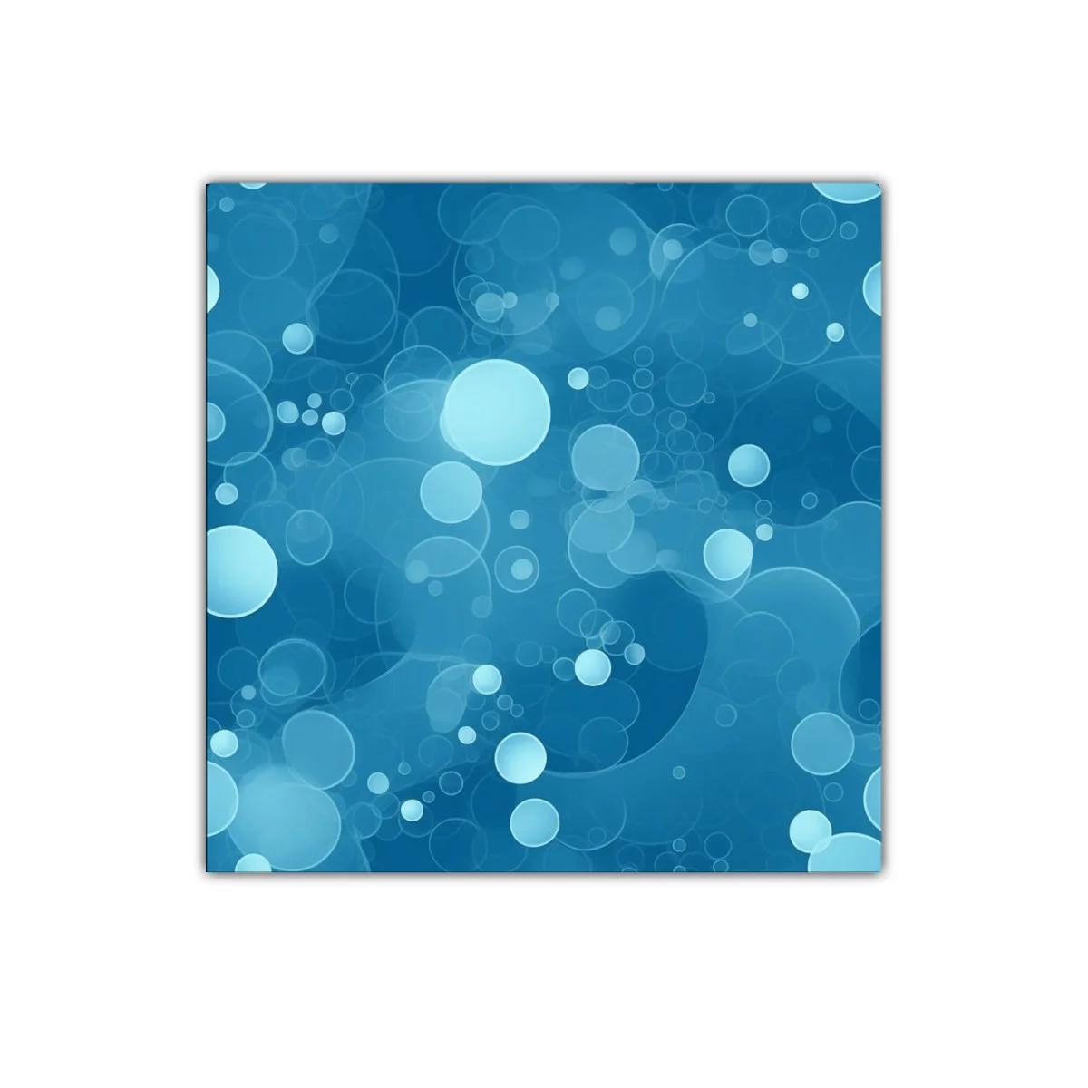 Composición abstracta de burbujas en tonos azul celeste — miniatura 1