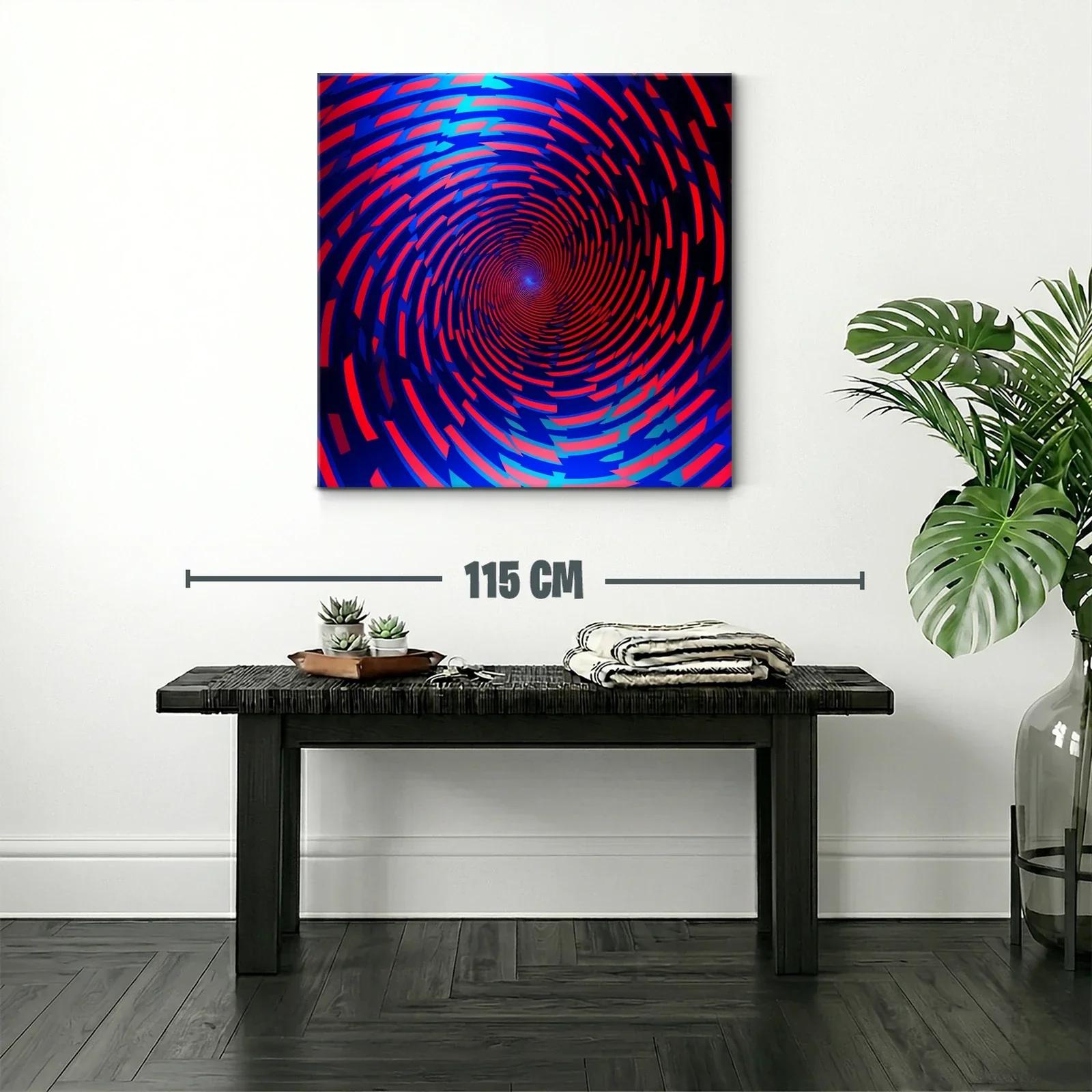 Diseño abstracto en espiral con tonos vibrantes y profundos — miniatura 2