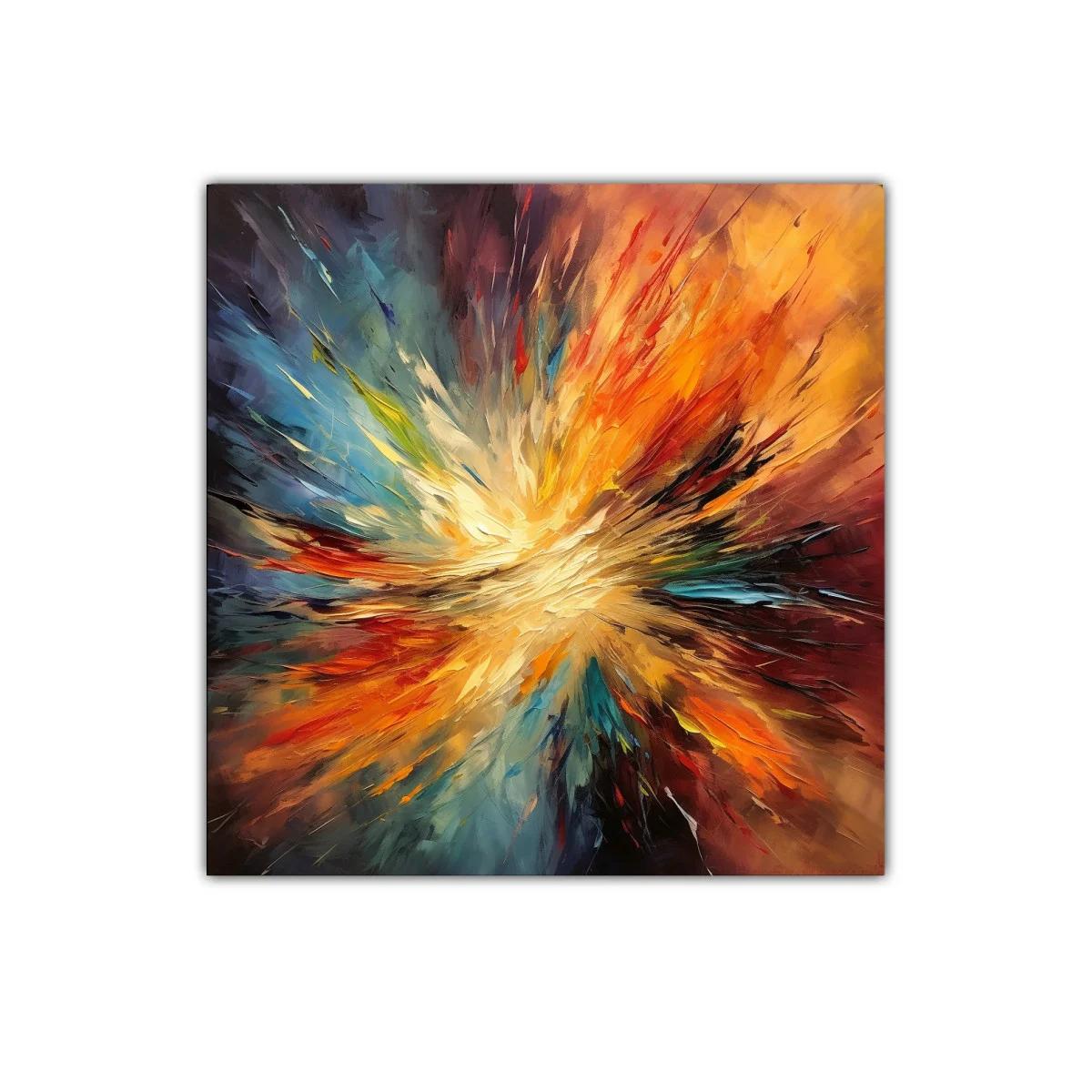 Explosión de color vibrante con energía y movimiento dinámico — imagen principal