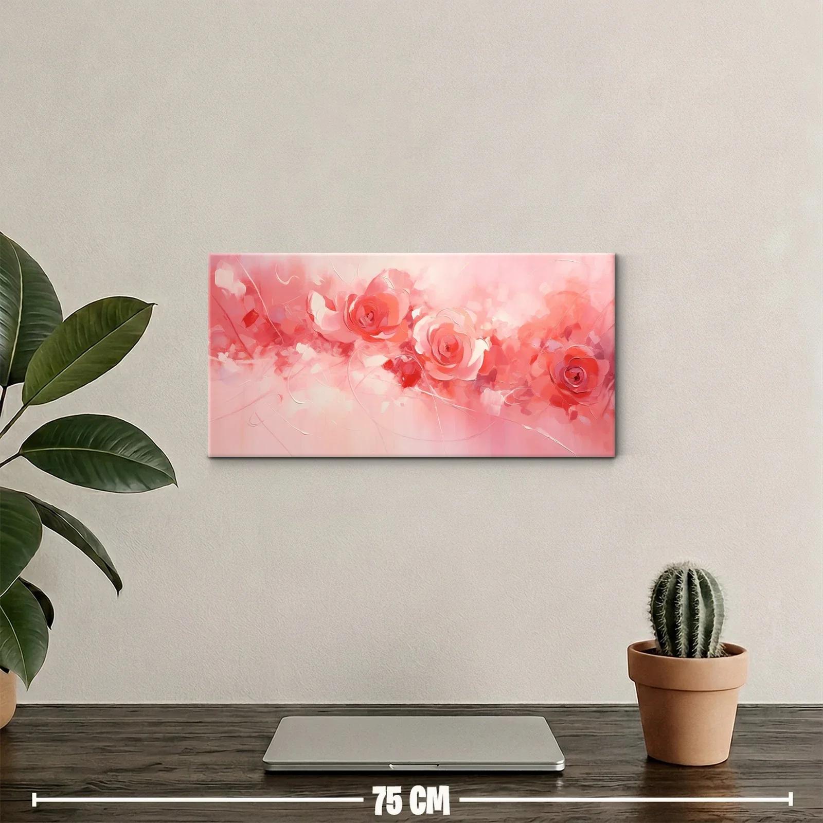 Cuadro rosas rosadas etéreas — miniatura 2