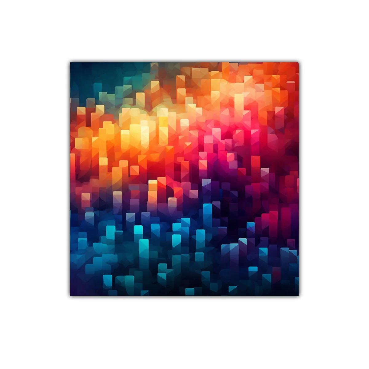 Composición abstracta con bloques de luz y color vibrante — imagen principal