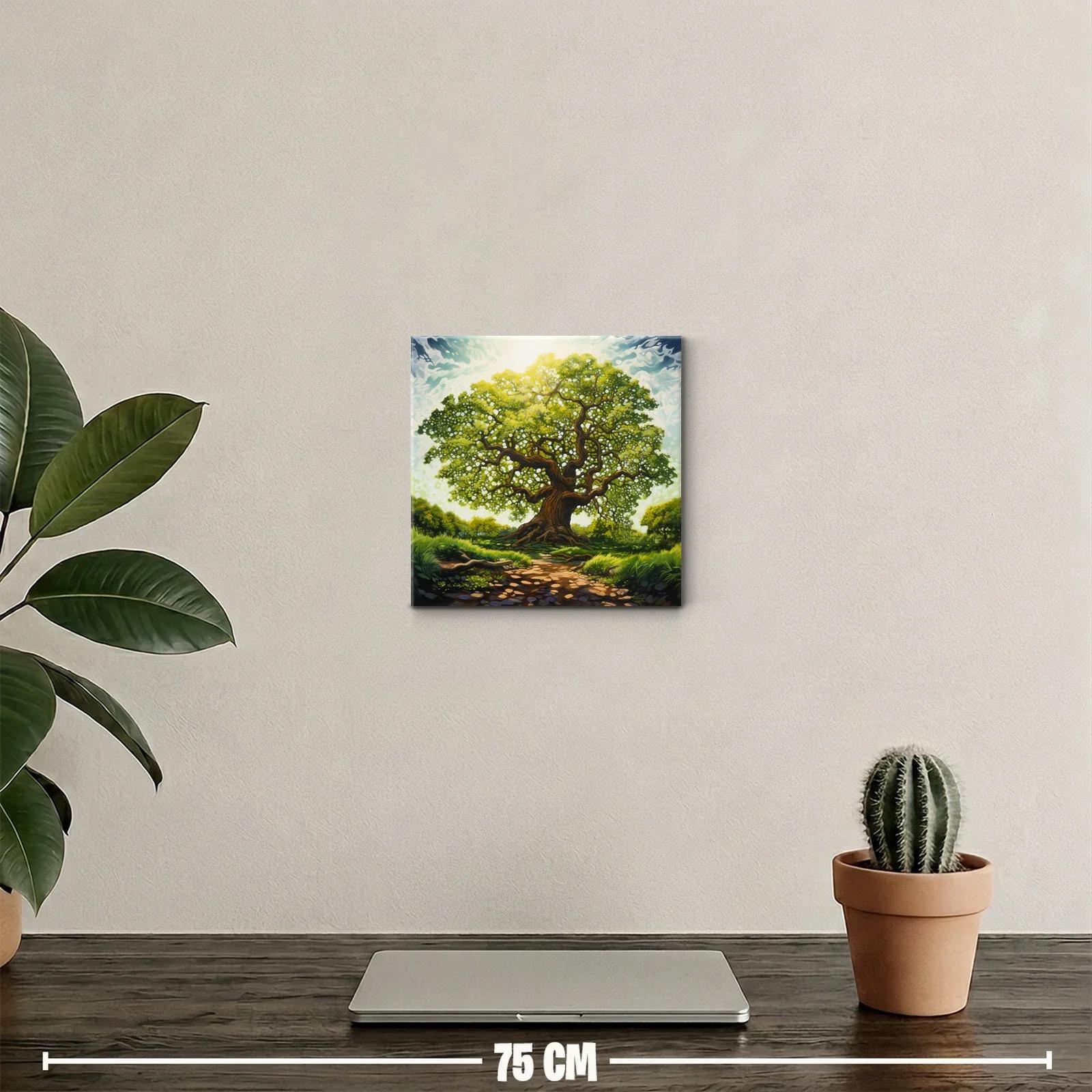 Árbol majestuoso iluminado por luz natural — miniatura 2