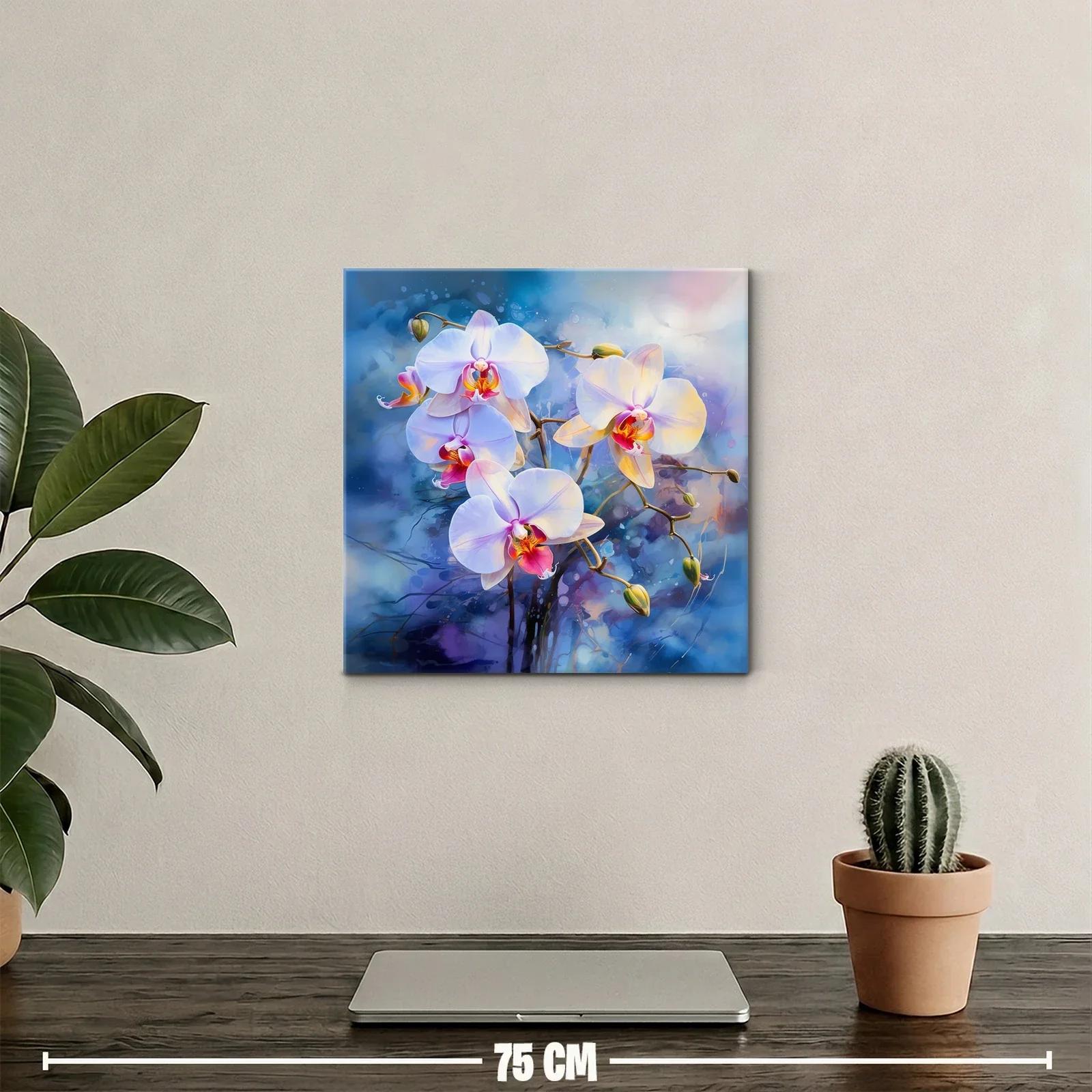 Orquídeas blancas en ambiente onírico y sereno — miniatura 2