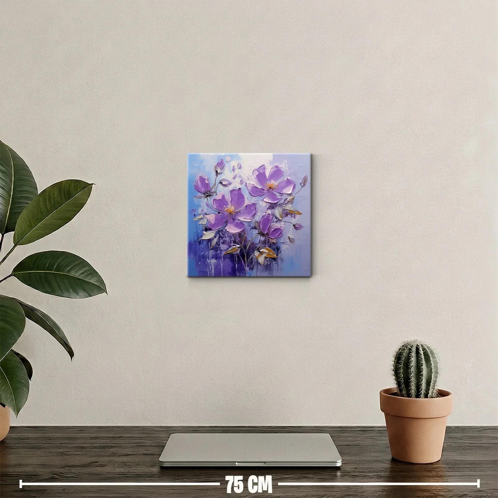 Flores en tonos morados para un ambiente sereno y elegante — miniatura 2