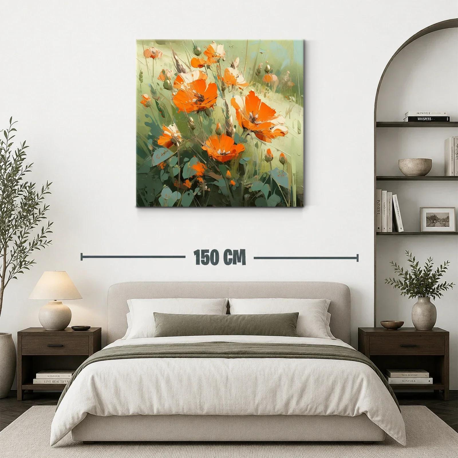 Flores de amapola en vibrante composición natural — miniatura 3