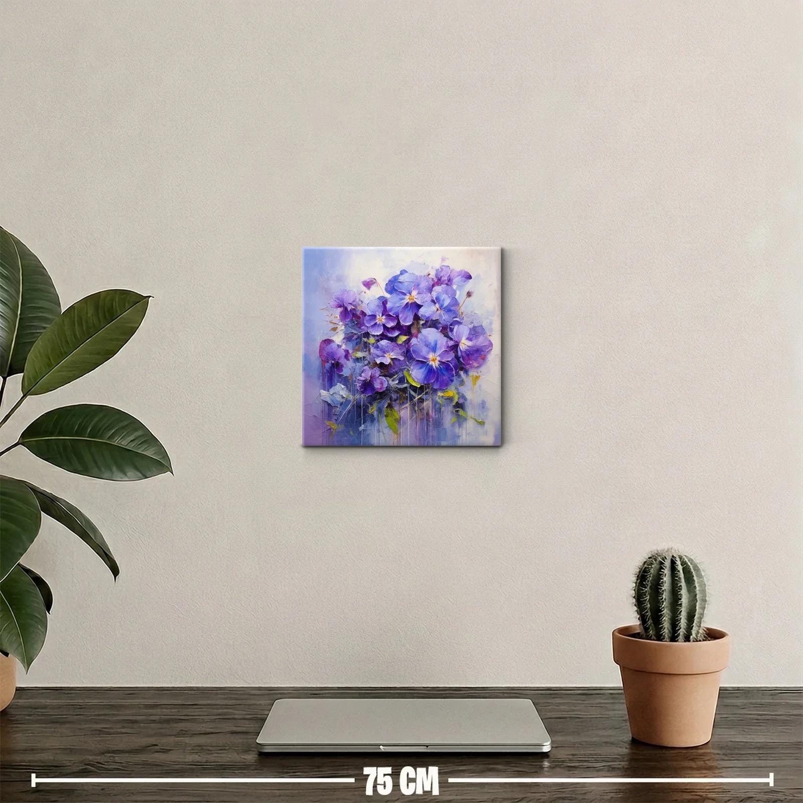 Flores moradas vibrantes para un ambiente elegante y fresco — miniatura 2