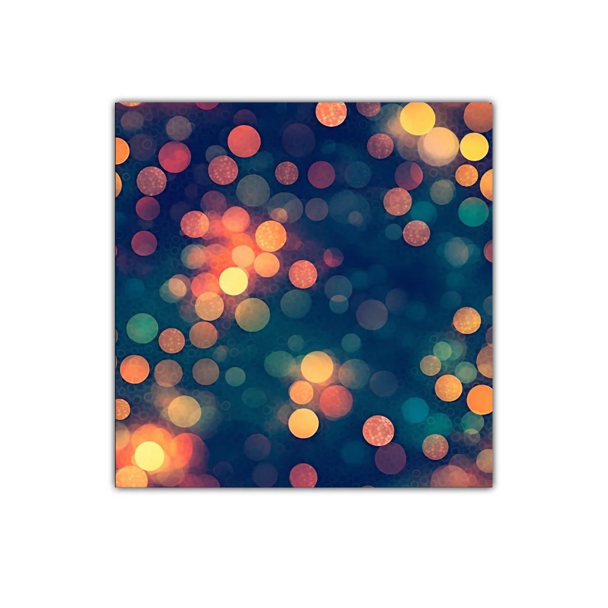 Cuadro decorativo con destellos de luces cálidas y tonos vibrantes — imagen principal