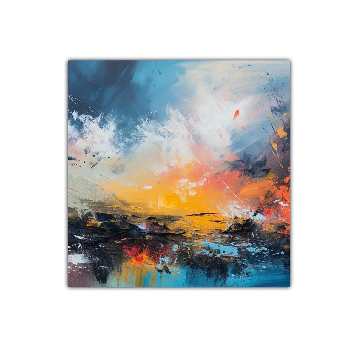 Atardecer Vibrante con Tonos Intensos y Movimiento — imagen principal