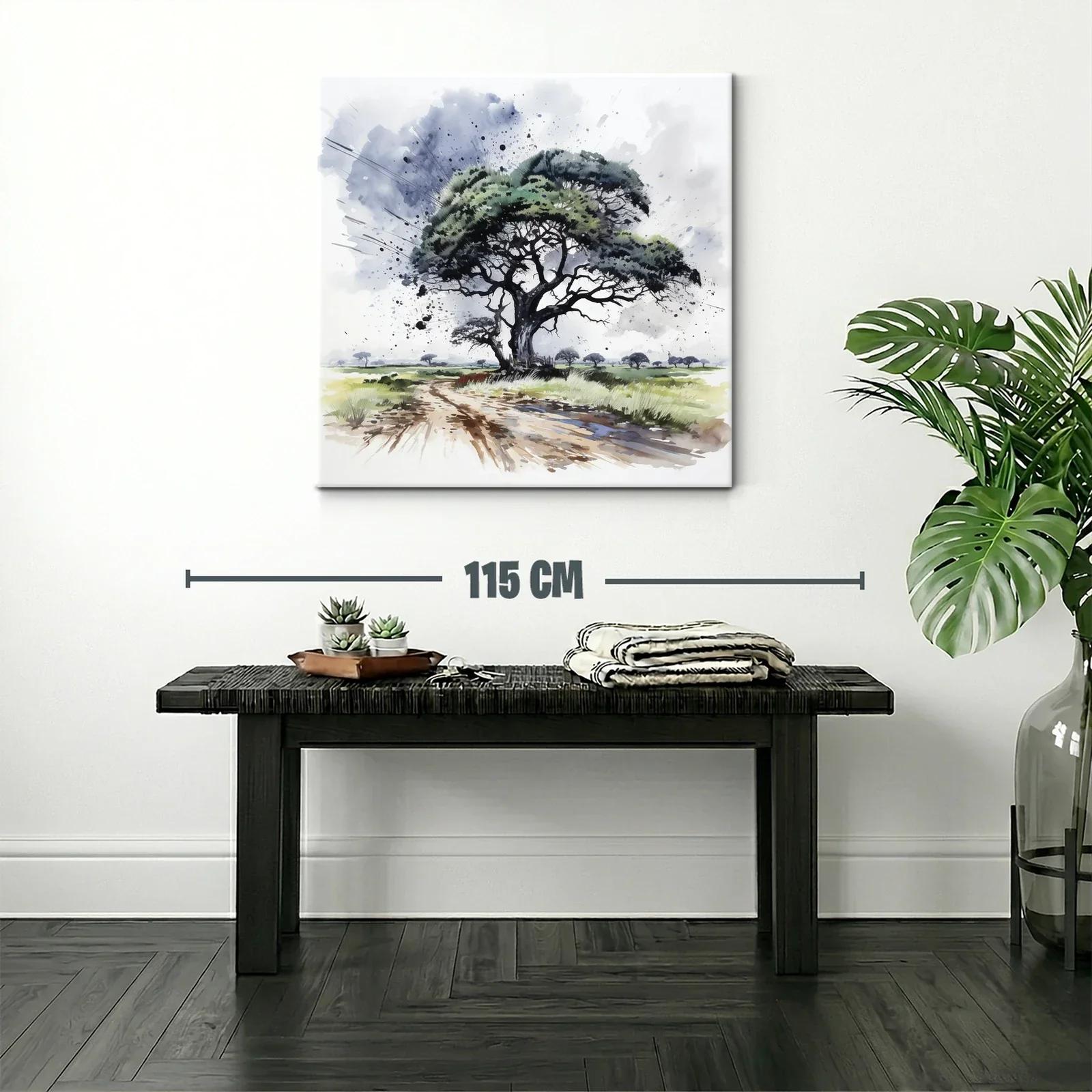 Árbol solitario en paisaje natural con efectos dinámicos — miniatura 2