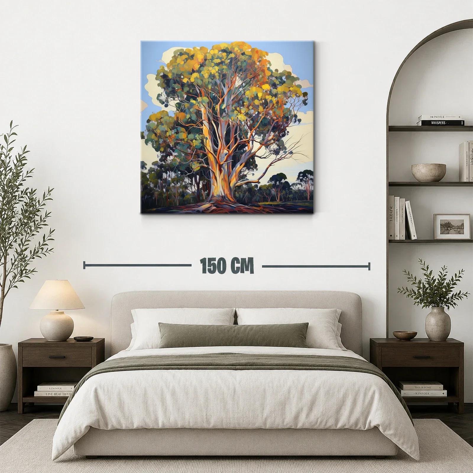 Árbol majestuoso con tonos cálidos y vibrantes — miniatura 3