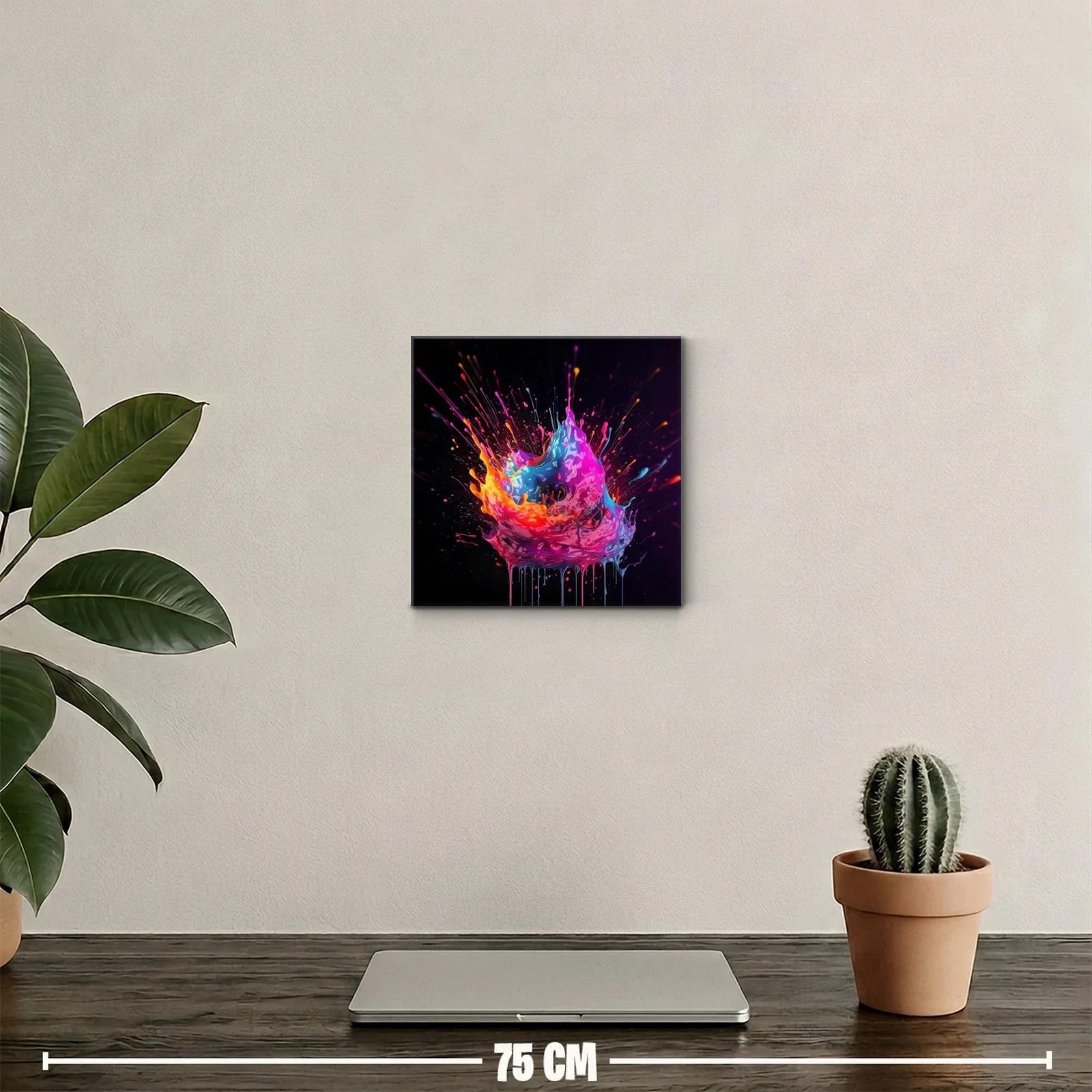 Explosion de colores vibrantes y formas dinámicas — miniatura 2
