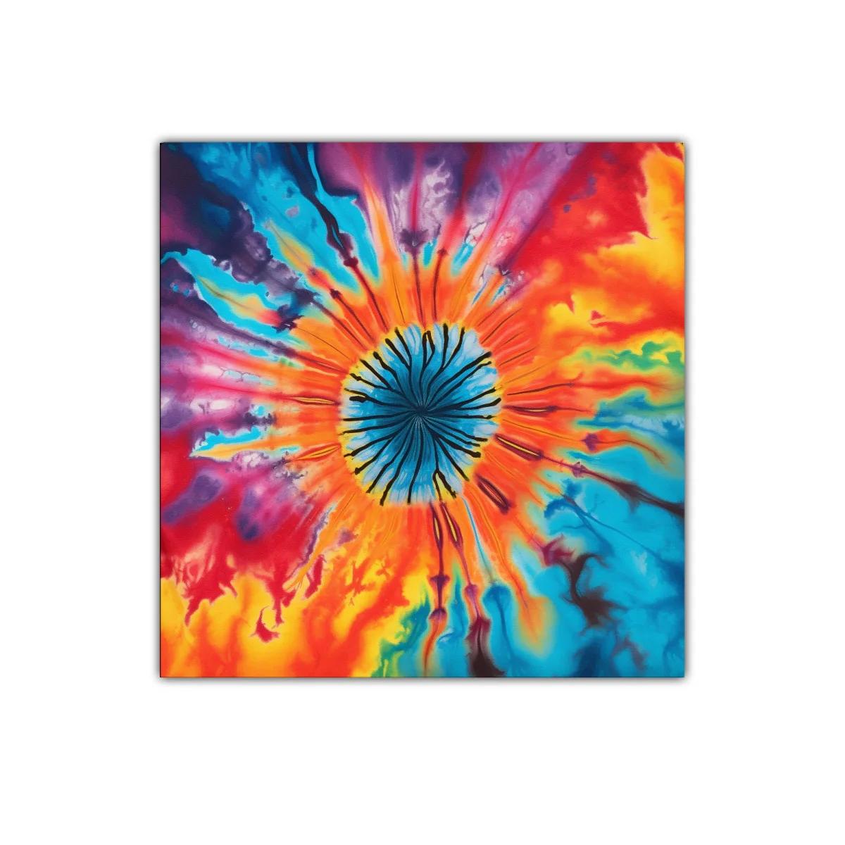 Explosión de Color Vibrante y Energía Dinámica