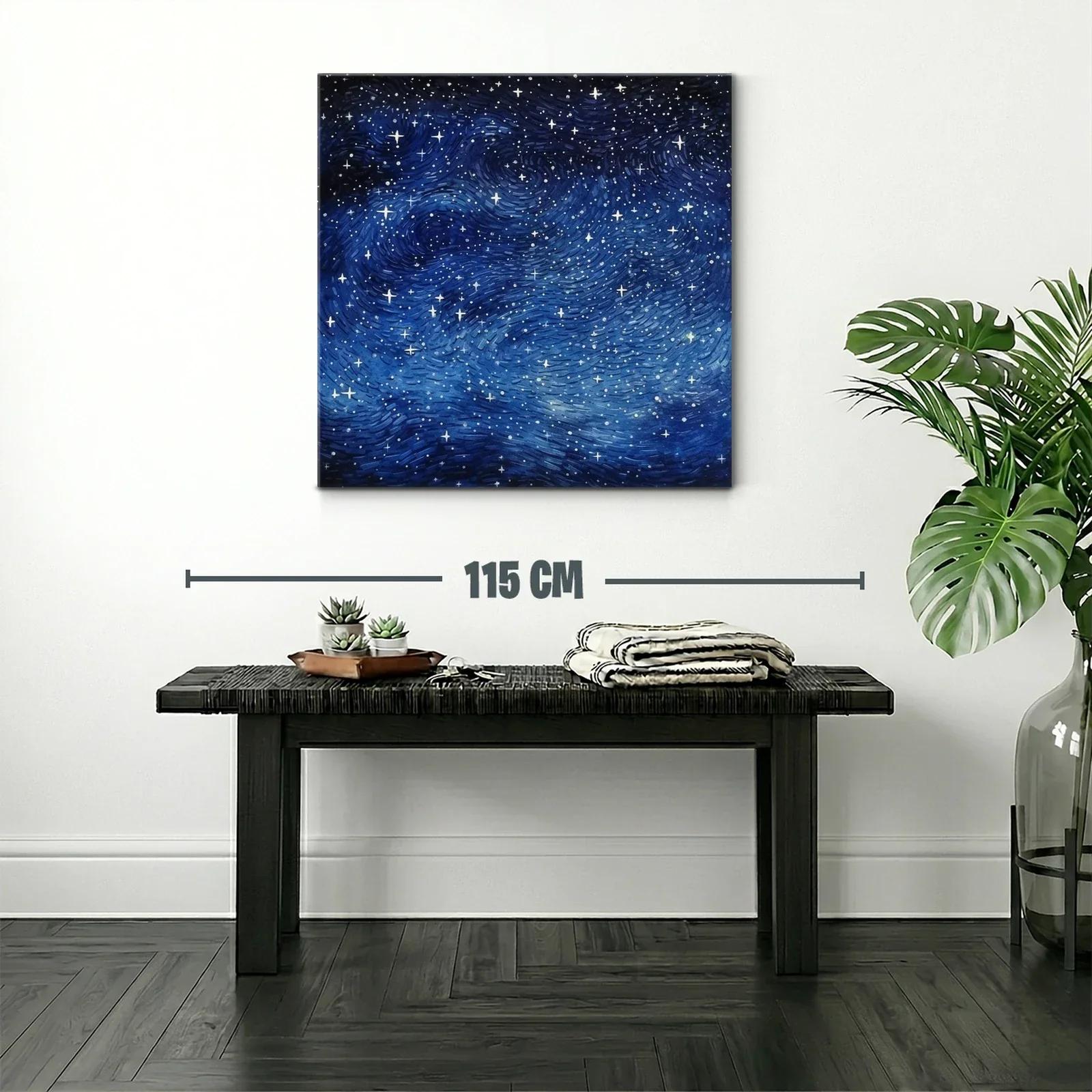 Cielo estrellado con tonos profundos y movimiento dinámico — miniatura 2