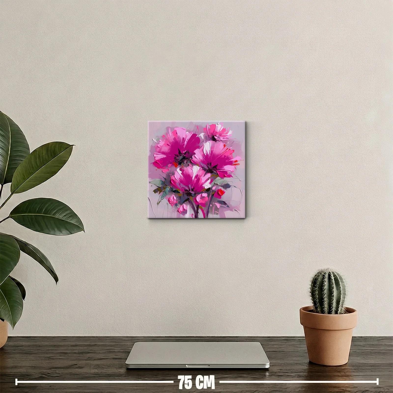 Flores Fucsias Vibrantes para Decoración Moderna — miniatura 2