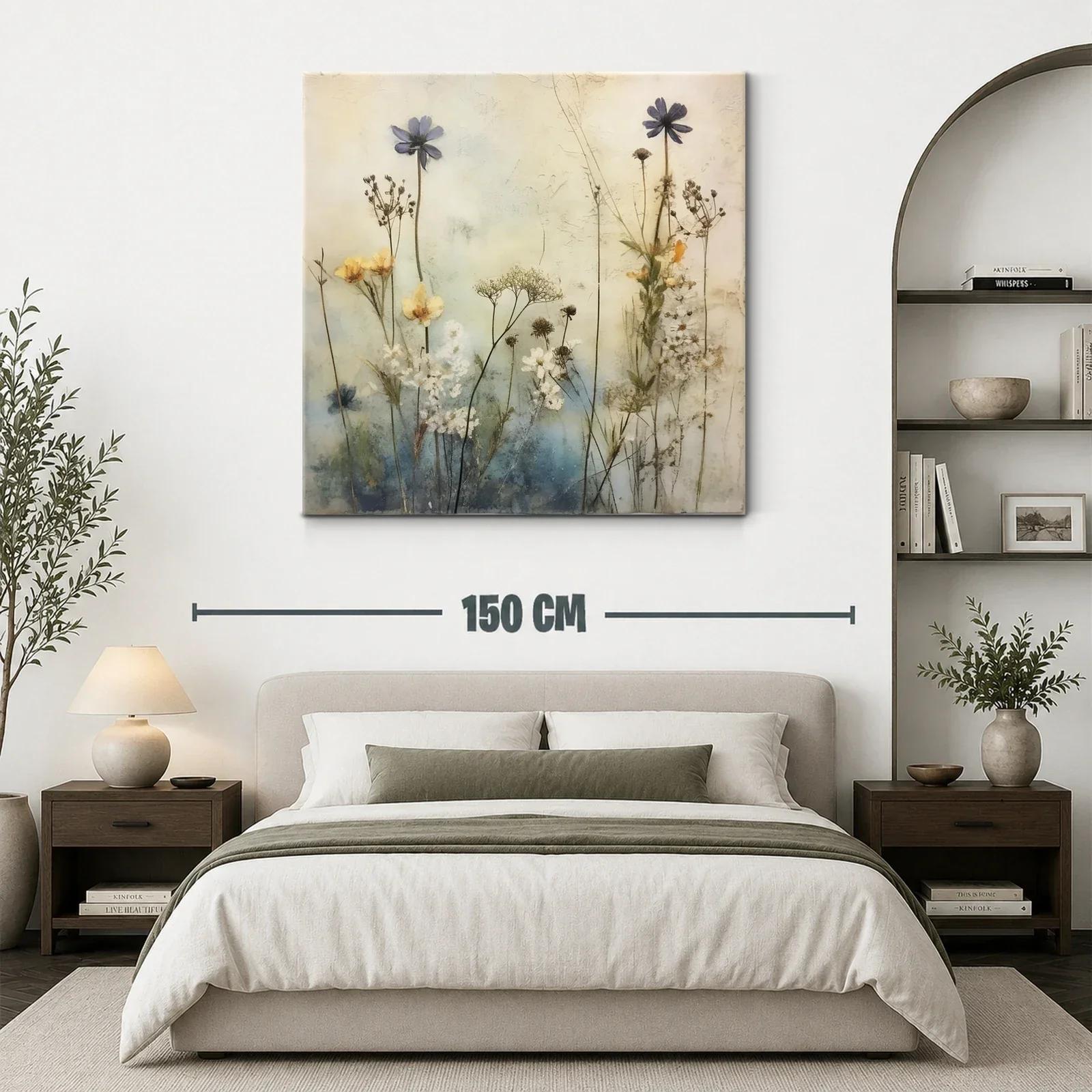 Arte floral delicado en tonos suaves y naturales — miniatura 3